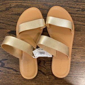 Old Navy Gold Sandals